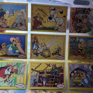 The Asterix collection Complete set 16/16 cards Viau Cookies 1996 (FR\EN) lot